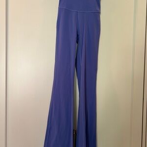 lululemon Align mini flare, short length purple leggings